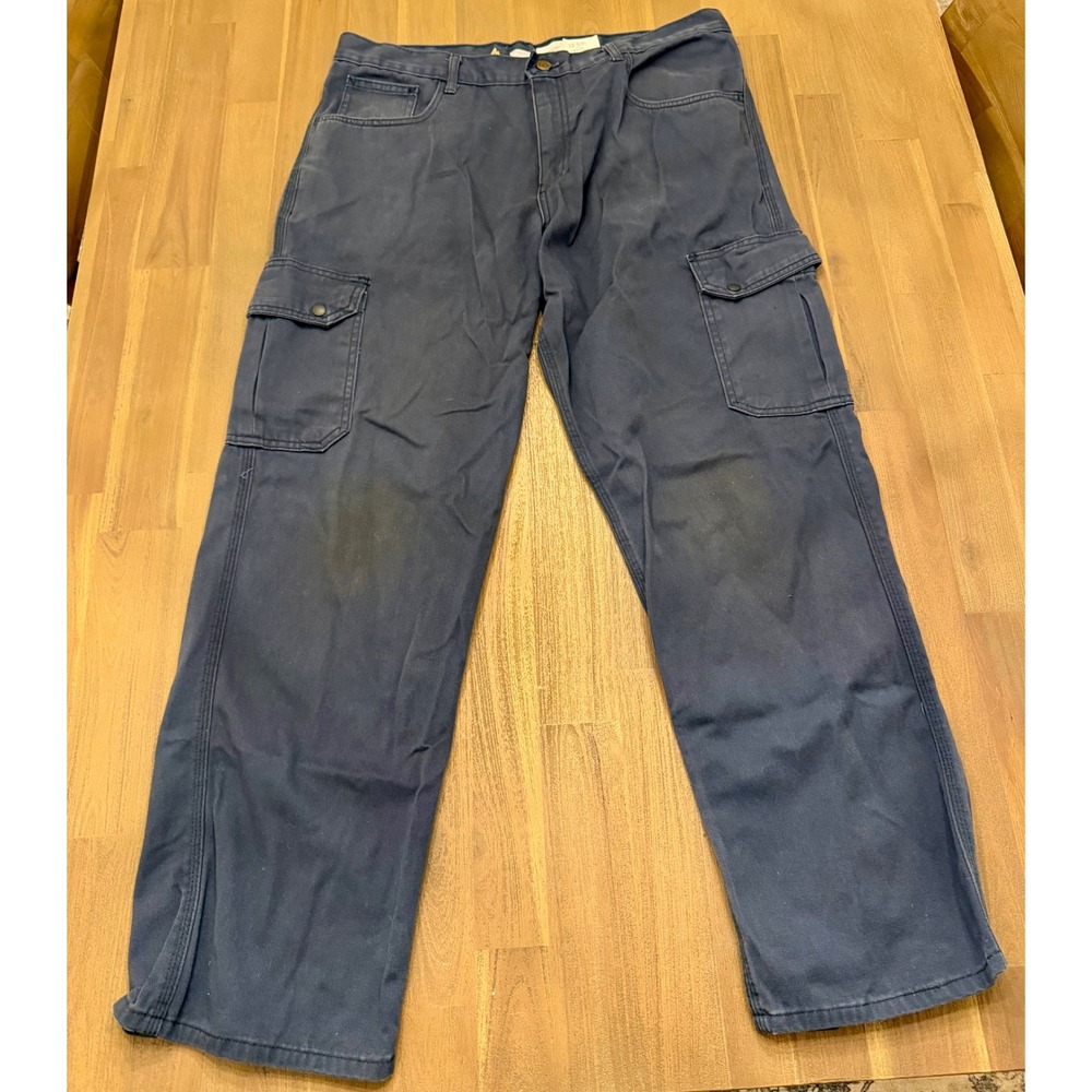LAPCO FR Flame Resistant Cargo Work Pants Dark Blue‎ Men's Size 36x31 NFPA CAT 2